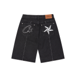 C star denim shorts [black] B