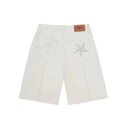 C star denim shorts [natural]
