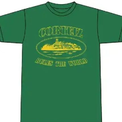 Corteiz 2019 OG Alcatraz T Shirt Forest Green g
