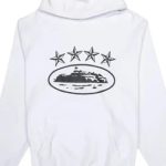 Corteiz 4Starz Alcatraz Hoodie White f
