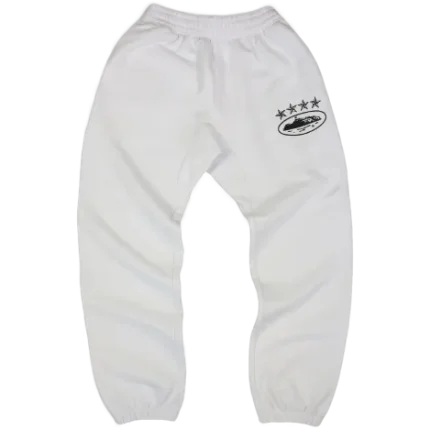 Corteiz 4Starz Alcatraz Sweatpants White