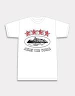 Corteiz 4Starz Alcatraz T shirt White