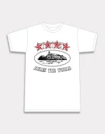 Corteiz 4Starz Alcatraz T shirt White g