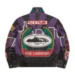 Corteiz 5 Year Leather Jacket g