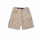 Corteiz Alcatraz Cargo Shorts BeigeD