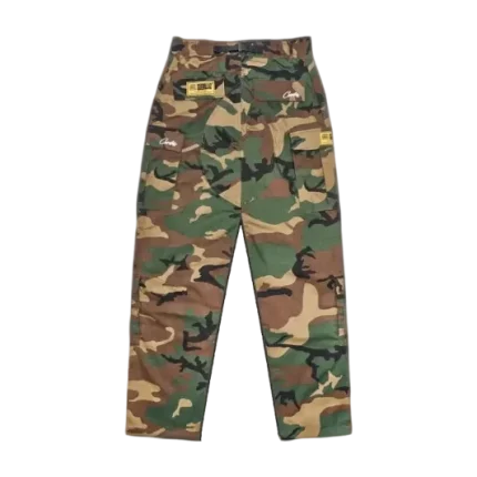 Corteiz Alcatraz Cargos Woodland Camo G