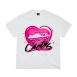 Corteiz Alcatraz Heart T Shirt White