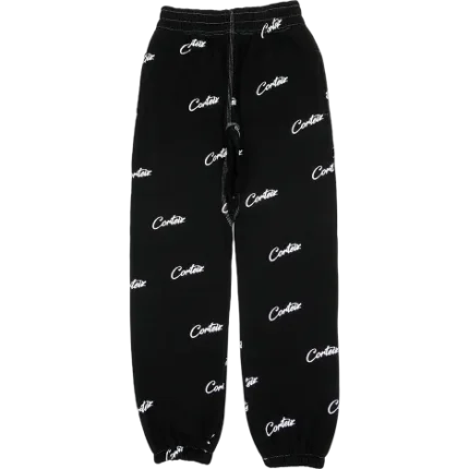 Corteiz All Over Print Joggers Black