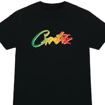 Corteiz Allstarz Gradient Carni T Shirt Black f