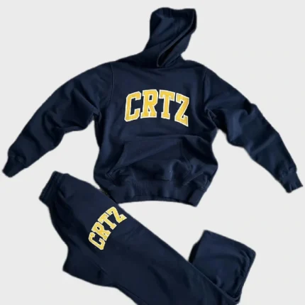 Corteiz Black Shain Tracksuit