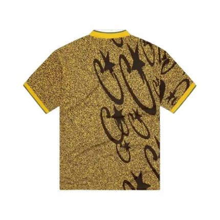 Corteiz Carni Stellations Football T Shirt Yellow fd