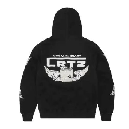 Corteiz Dropout Hoodie Blackrtgr