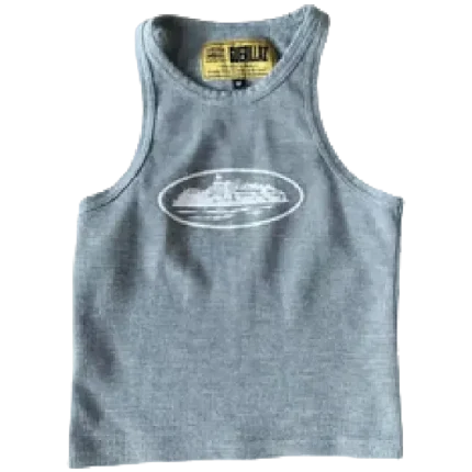 Corteiz Grey Tank Top