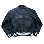 Corteiz Leather Jacket Black5